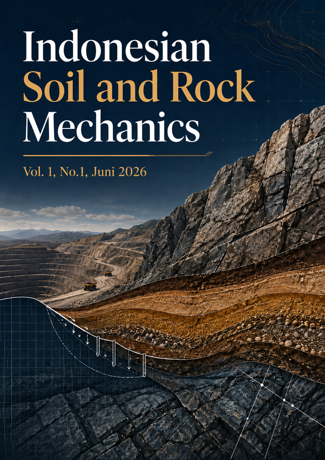 					View Vol. 1 No. 1 (2026): Indonesian Soil and Rock Mechanics
				