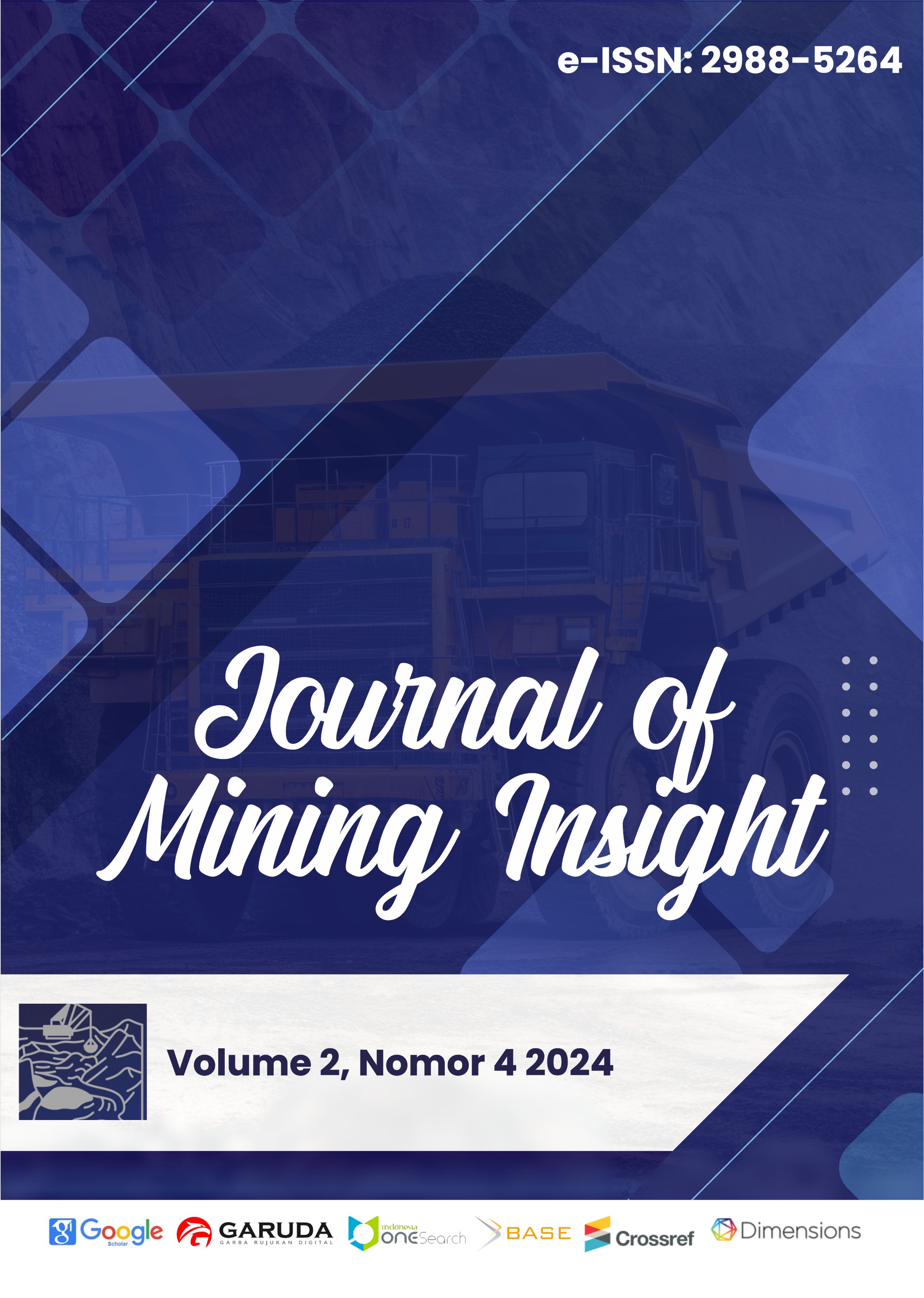 					View Vol. 2 No. 4 (2024): Journal of Mining Insight
				
